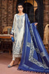 3 Piece Unstitched Heavy Embroidered Dhanak Suit With Printed Woolen Shawl MB-715