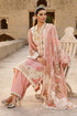 Lawn Stuff 3 Piece Fully Embroidered With Organza Fully Embroidered Dupatta Extra Patches For Ladies