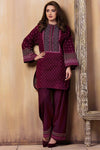 2 Piece Embroidered Lawn Suite With Fully Embroidered trouser & Patches AF-472