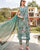 3 Piece Unstitched Embroidered Lawn Suit ( Digital Printed Bamber Chiffon Dupatta ) AF-538