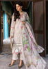 3 Piece Unstitched Heavy Embroidered Chickan Kari Lawn Suit ( Printed Silk Dupatta ) EL-295