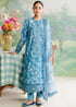 3 Piece Unstitched Embroidered Lawn Suit With Printed Monaar Zari Dupatta