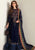 JZ 990-3 Pcs Embroidered Velvet Shirt and Chiffon Dupatta with Silk Trouser