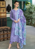 OR 86-3 Piece Embroidered Lawn Shirt with Printed Cotton Net Dupatta