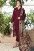 3 Piece Unstitched Heavy Embroidered Lawn Suit With Fine Printed Monaar Zari Dupatta